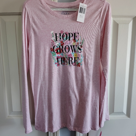 Vera Bradley Pink Graphic Tee S - Picture 4 of 6